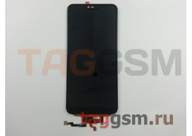 Дисплей для Huawei Honor 10 / 10 Premium + тачскрин + сканер отпечатка пальца (черный), Full ORIG