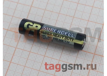 Элементы питания R03-4P (батарейка,1.5В) GP Super Heavy Duty