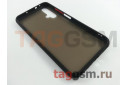 Задняя накладка для Huawei Honor 20 / 20 Pro / Nova 5T (силикон, матовая, черная, красные кнопки) техпак
