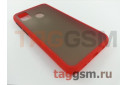 Задняя накладка для Samsung M215F Galaxy M21 / M307F Galaxy M30s (силикон, матовая, красная, черные кнопки)