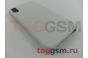 Задняя накладка для iPhone XR (силикон, белая)