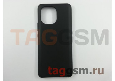 Задняя накладка для Xiaomi Mi 11 (силикон, черная), ориг