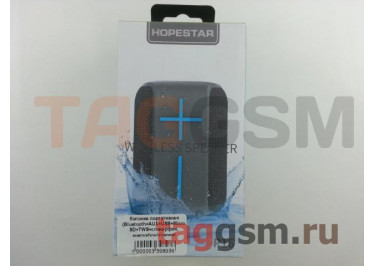 Колонка портативная (Bluetooth+AUX+USB+MicroSD+TWS+спикерфон, микрофон) (серая) Hopestar, P16