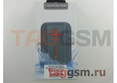 Колонка портативная (Bluetooth+AUX+USB+MicroSD+TWS+спикерфон, микрофон) (синяя) Hopestar, P16
