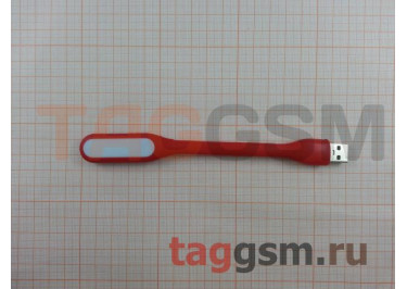 USB лампа на гибкой ножке, красный