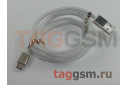 Кабель USB - micro USB (в коробке) белый 1м, HOCO (U91)