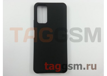 Задняя накладка для Huawei Honor 10X lite (силикон, черная), ориг