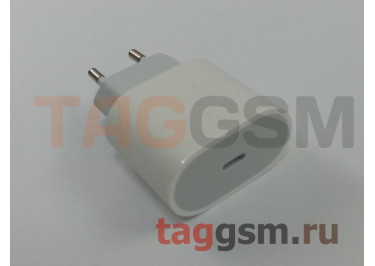 СЗУ для iPhone / iPad 3000mA 20W USB-PD (Type-C) 3.0 / QC4.0 (DC5V / 3A, DC9V / 2,22A) (техпак), белый, ORIG100