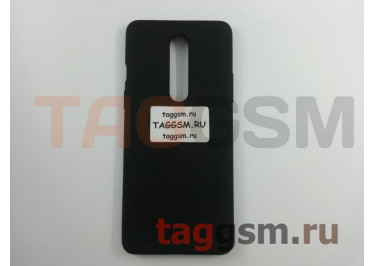 Задняя накладка для OnePlus 8 (силикон, черная), ориг