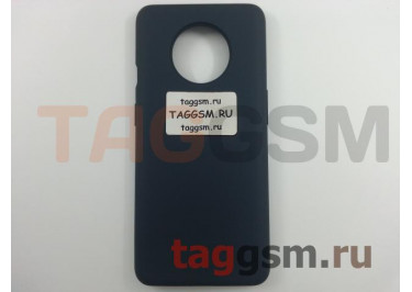 Задняя накладка для OnePlus 7T (силикон, темно-синяя), ориг