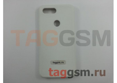 Задняя накладка для Xiaomi Mi 8 Lite (силикон, белая), ориг