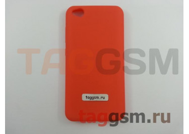 Задняя накладка для Xiaomi Redmi Go (силикон, оранжевая), ориг