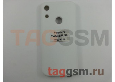 Задняя накладка для Huawei Honor 8A / Y6S / Y6 (2019) (силикон, белая), ориг