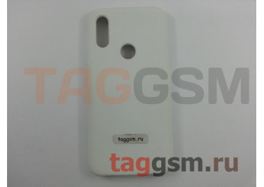 Задняя накладка для Xiaomi Redmi 7 (силикон, белая), ориг