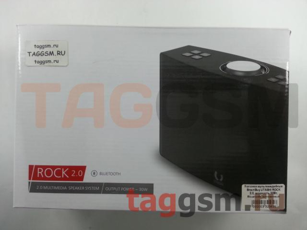 Колонки мультимедийные SmartBuy UTASHI ROCK 2.0, мощность 30Вт, Bluetooth,  встроенный MP3, чтение USB, FM-радио (SBS-540)