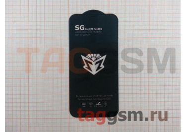 Пленка / стекло на дисплей для iPhone 12 Mini  (Gorilla Glass) 9D (черный) SG, техпак