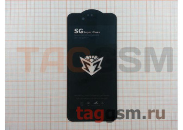 Пленка / стекло на дисплей для iPhone 6 / 6S (Gorilla Glass) 9D (черный) SG, техпак