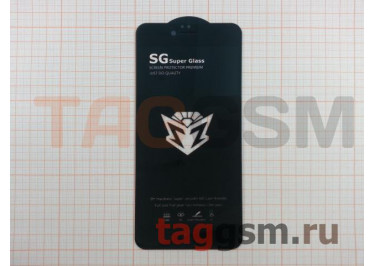Пленка / стекло на дисплей для iPhone 6+ / 6S+ (Gorilla Glass) 9D (черный) SG, техпак