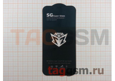 Пленка / стекло на дисплей для iPhone 12 / 12 Pro (Gorilla Glass) 9D (черный) SG, техпак