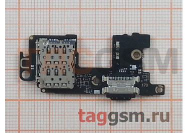 Шлейф для Xiaomi Mi 11 + разъем зарядки + считыватель сим + микрофон