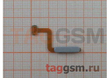 Шлейф для Samsung M317 / M515 Galaxy M31s / M51 + кнопка включения + сканер отпечатка пальца (белый)