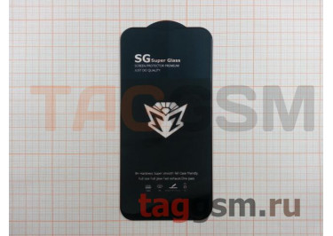 Пленка / стекло на дисплей для iPhone 13 / 13 Pro / 14 (Gorilla Glass) 9D (черный) SG, техпак