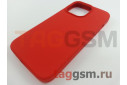 Задняя накладка для iPhone 13 Pro (силикон, красная (Full Case))