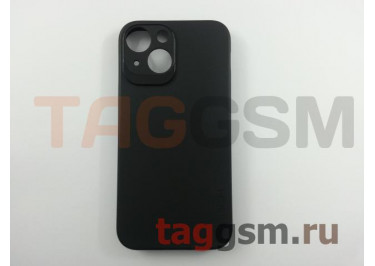 Задняя накладка для iPhone 13 mini (силикон, с защитой камеры, черная) Rock