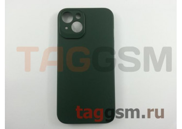 Задняя накладка для iPhone 13 (силикон, с защитой камеры, зеленая) Rock
