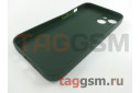 Задняя накладка для iPhone 13 (силикон, с защитой камеры, зеленая) Rock