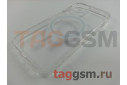 Задняя накладка для iPhone 13 (прозрачная,с магнитом) MagSafe