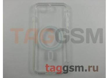 Задняя накладка для iPhone 7 Plus / 8 Plus (прозрачная,с магнитом) MagSafe