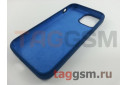 Задняя накладка для iPhone 13 mini (силикон, синяя (Full Case))