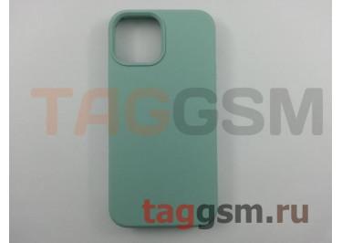 Задняя накладка для iPhone 13 mini (силикон, бирюзовая (Full Case))