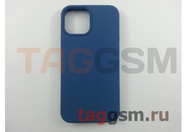 Задняя накладка для iPhone 13 mini (силикон, синий кобальт (Full Case))
