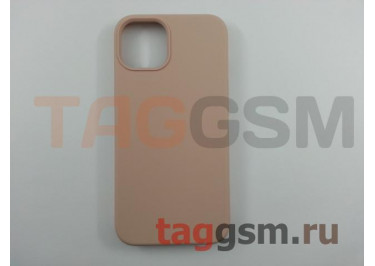 Задняя накладка для iPhone 13 (силикон, розовый песок (Full Case))
