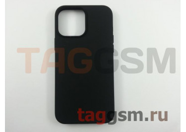 Задняя накладка для iPhone 13 Pro Max (силикон, черная (Full Case))