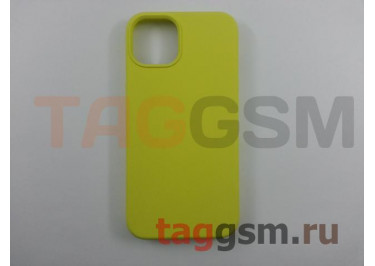 Задняя накладка для iPhone 13 (силикон, лимонная (Full Case))