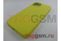 Задняя накладка для iPhone 13 (силикон, лимонная (Full Case))