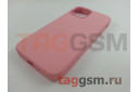 Задняя накладка для iPhone 13 mini (силикон, светло-розовая (Full Case))