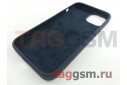 Задняя накладка для iPhone 13 (силикон, темно-синяя (Full Case))