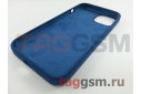 Задняя накладка для iPhone 13 (силикон, синяя (Full Case))