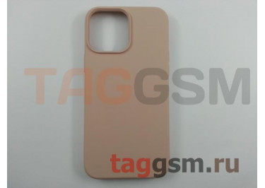 Задняя накладка для iPhone 13 Pro Max (силикон, розовый песок (Full Case))