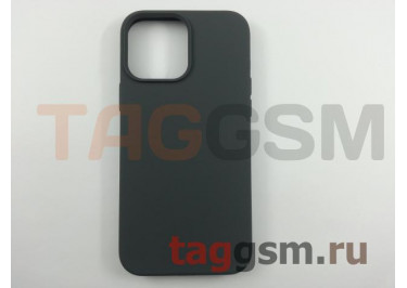 Задняя накладка для iPhone 13 Pro Max (силикон, угольно-серая (Full Case))