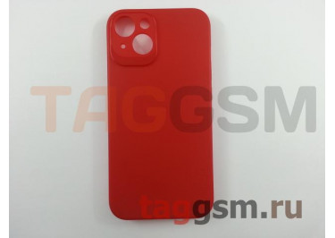 Задняя накладка для iPhone 13 (силикон, с защитой камеры, красная) Rock