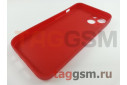 Задняя накладка для iPhone 13 (силикон, с защитой камеры, красная) Rock