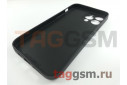 Задняя накладка для iPhone 13 Pro Max (силикон, с защитой камеры, черная) Rock
