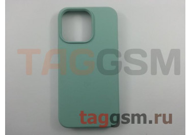 Задняя накладка для iPhone 13 Pro (силикон, бирюзовая (Full Case))