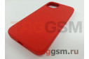 Задняя накладка для iPhone 13 (силикон, красная (Full Case))
