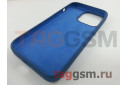 Задняя накладка для iPhone 13 Pro (силикон, синий кобальт (Full Case))